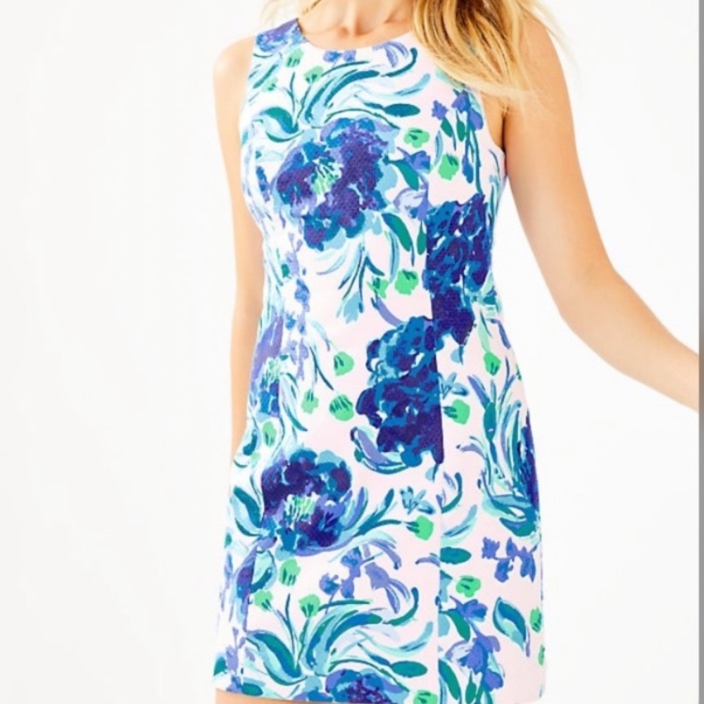 Lilly Pulitzer Mila Stretch Shift in Sweet Pea